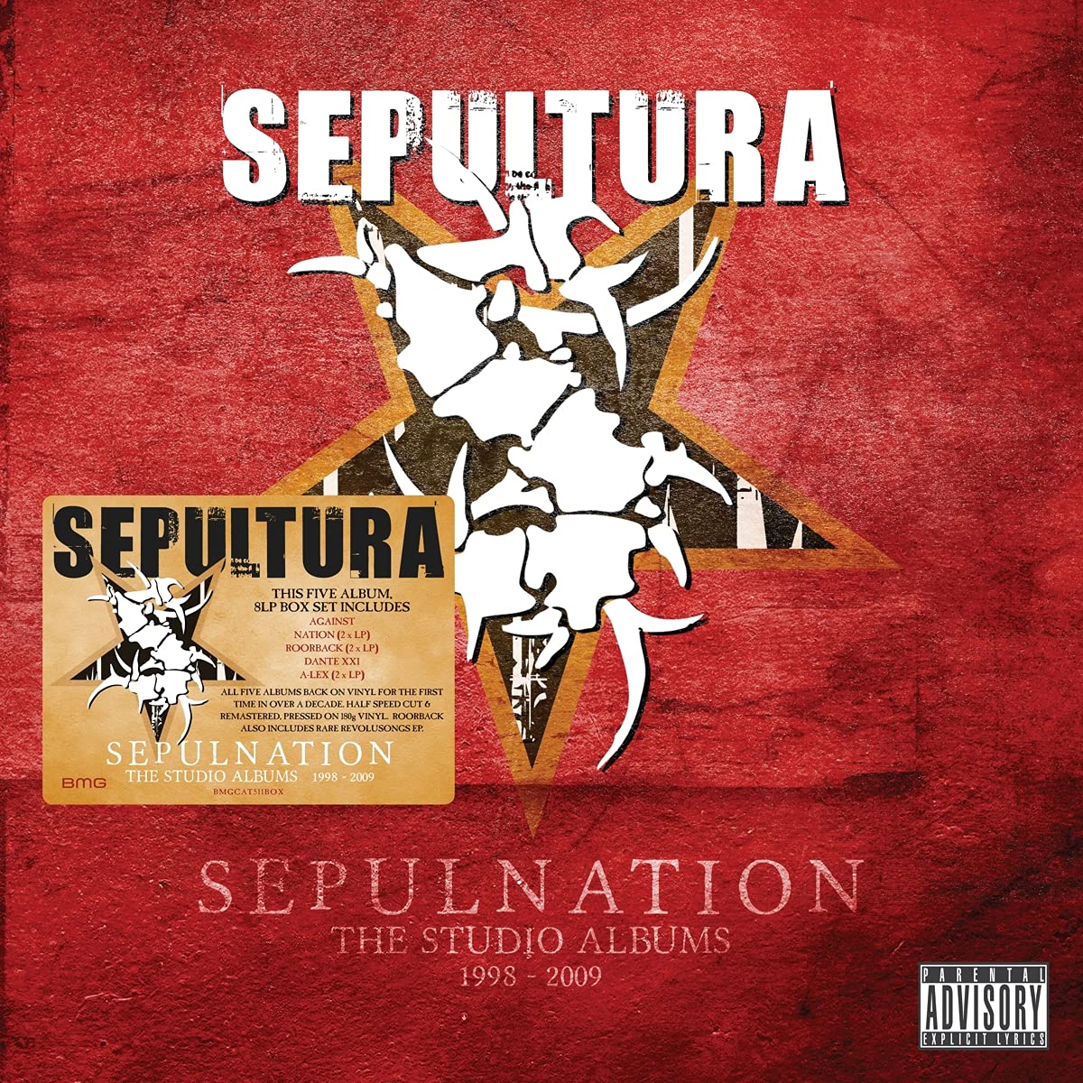 Sepultura – Sepulnation  The Studio Albums 1998-2009 (BMGCAT511CDBOX, 5CD REMASTERED BOXSET) (2021)  [FLAC]