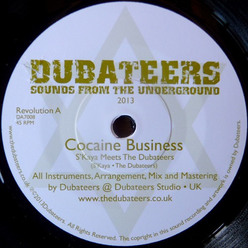 Skaya Meets The Dubateers-Cocaine Business-(DA7008)-7INCH VINYL-FLAC-2013-YARD
