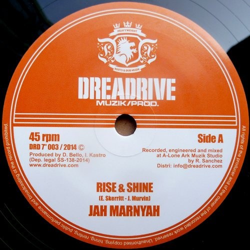 Jah Marnyah-Rise and Shine-(DRD 7 003)-LIMITED EDITION-7INCH VINYL-FLAC-2014-YARD
