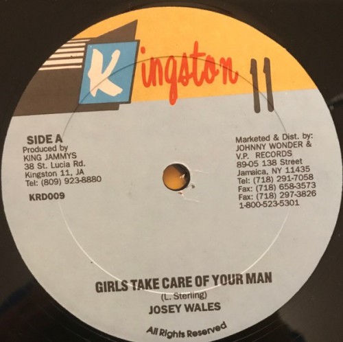Josey Wales-Girls Take Care Of Your Man-(KRD009)-12INCH VINYL-FLAC-1993-YARD