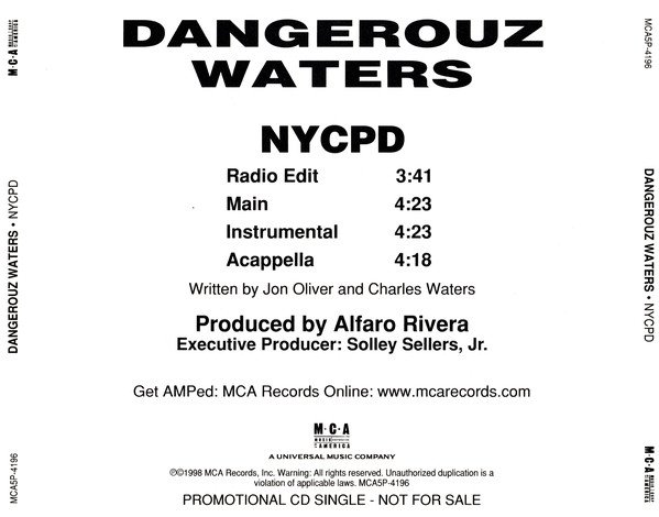 Dangerouz Waters - NYCPD (1998) Vinyl FLAC Download