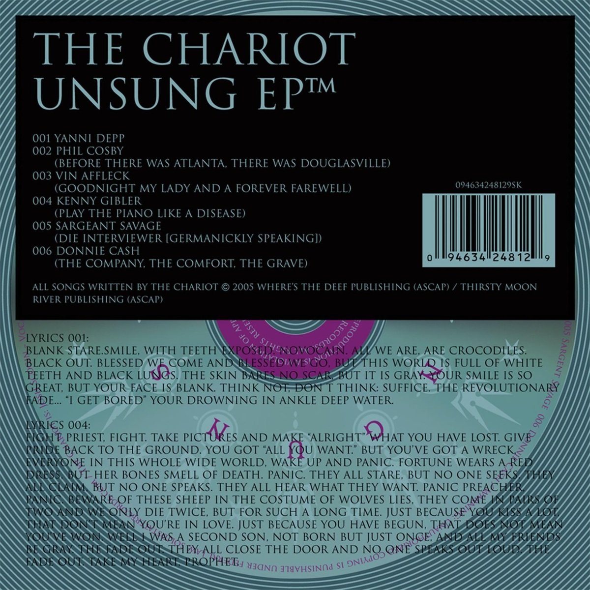 The Chariot-Unsung-CDEP-FLAC-2005-FAiNT