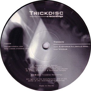 Tomkin-E-Sparks Ill.Skillz Remix Vicious-(TD004)-VINYL-FLAC-2001-BEATOCUL