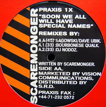 Scaremonger-Soon We All Will Have Special Names-(PRAXIS1X)-VINYL-FLAC-1993-BEATOCUL Download