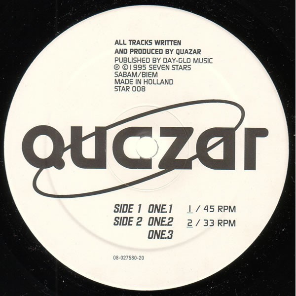Quazar - One (1995) Vinyl FLAC Download