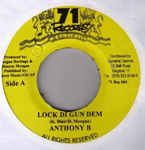 Anthony B-Lock Di Gun Dem-(71 Rec 005)-VLS-FLAC-200X-YARD