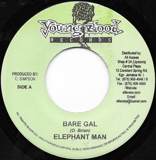 Elephant Man - Bare Gal (200X) Vinyl FLAC Download