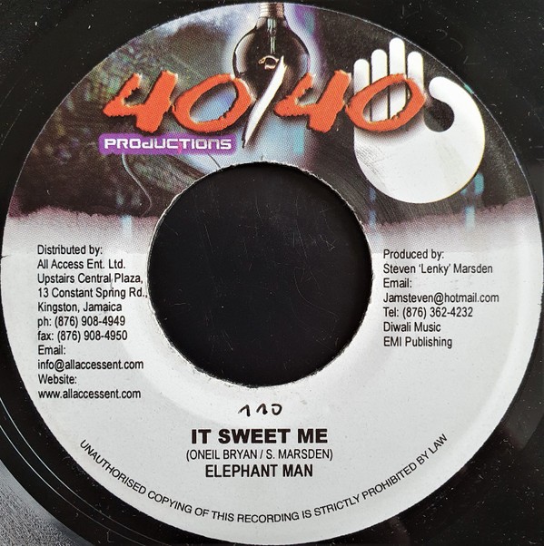 Elephant Man - It Sweet Me (200X) Vinyl FLAC Download