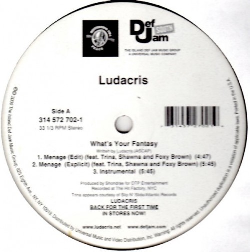 Ludacris-Whats Your Fantasy Menage-Ho-VLS-FLAC-2000-THEVOiD
