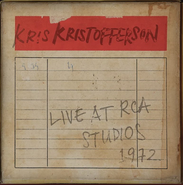 Kris Kristofferson - Live At RCA Studios 1972 (2016) 24bit FLAC Download