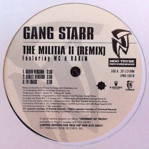 Gang Starr – The Militia II (1998) Vinyl FLAC
