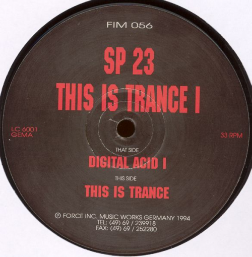 SP 23 - This Is Trance (1994) Download