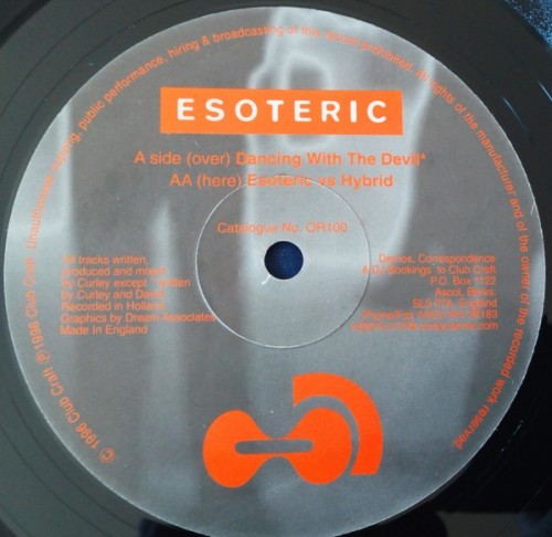 Esoteric-Dancing With The Devil-(OR100)-VINYL-FLAC-1996-BEATOCUL