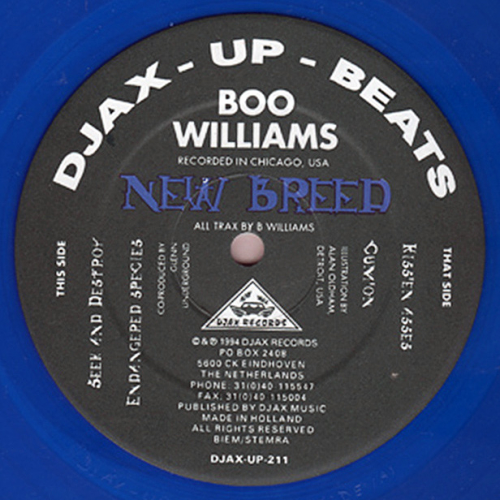 Boo Williams - New Breed (1994) Download