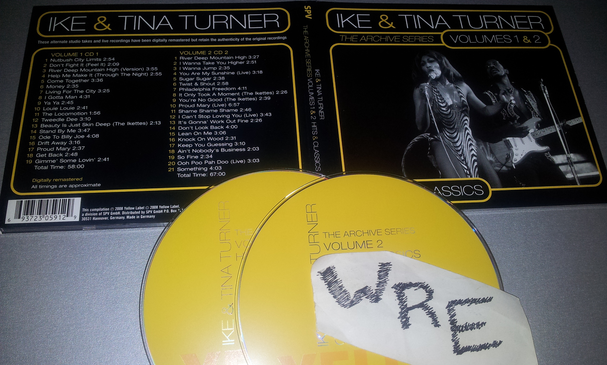 Ike and Tina Turner-The Archive Series Volumes 1 and 2 Hits and Classics-Remastered-2CD-FLAC-2008-WRE