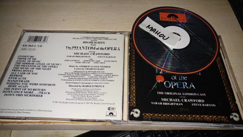 The Original London Cast – Highlights From The Phantom Of The Opera (1987)