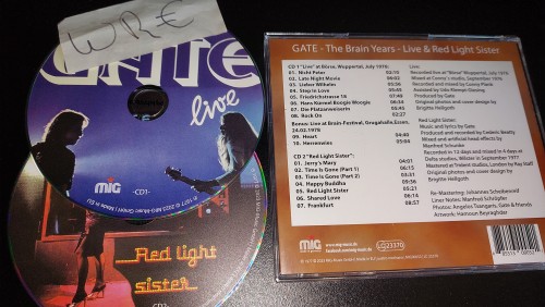 Gate – The Brain Years  Live & Light Sister (2023)