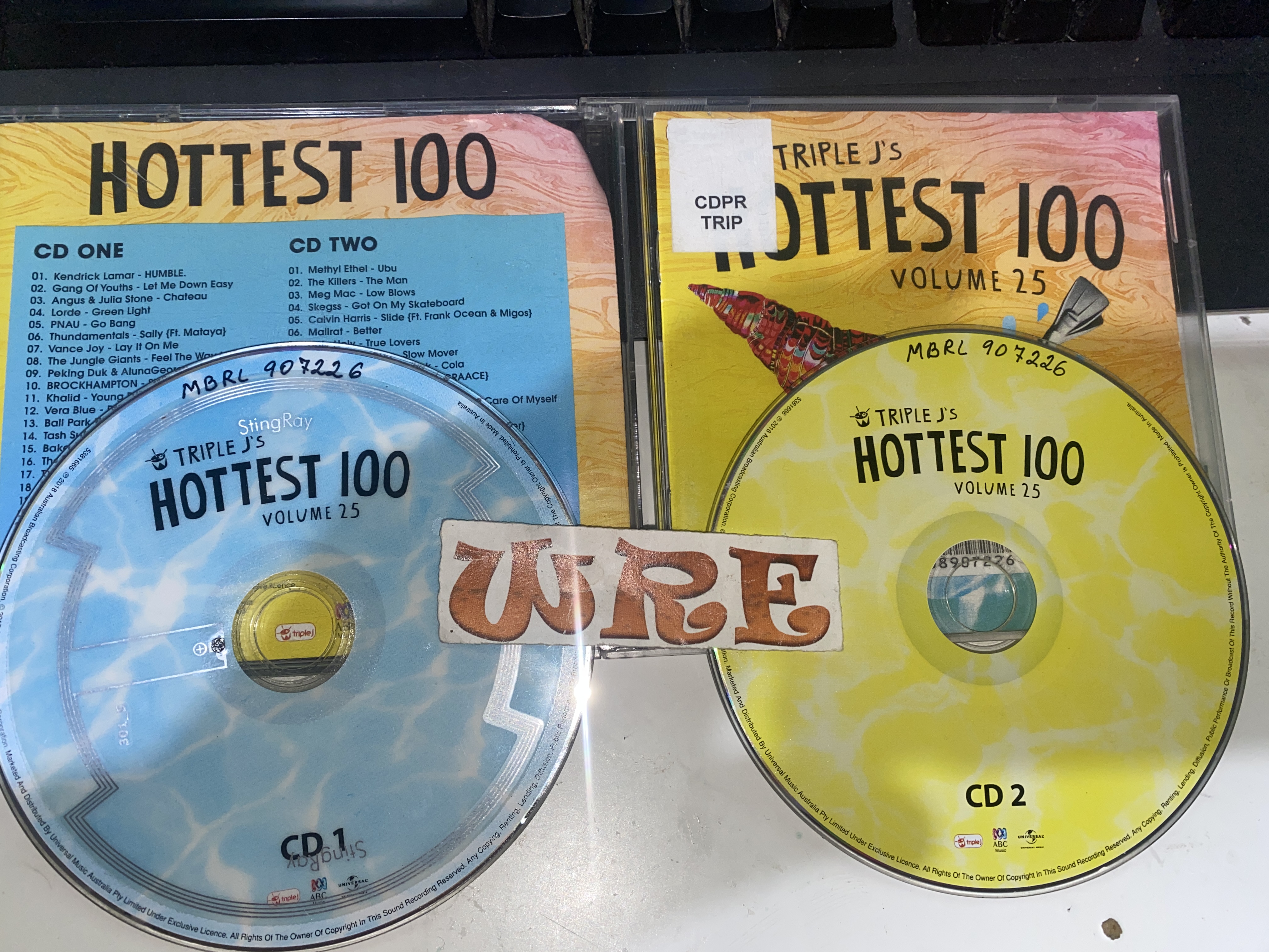 VA-Triple Js Hottest 100 Volume 25-(5381664)-2CD-FLAC-2018-WRE