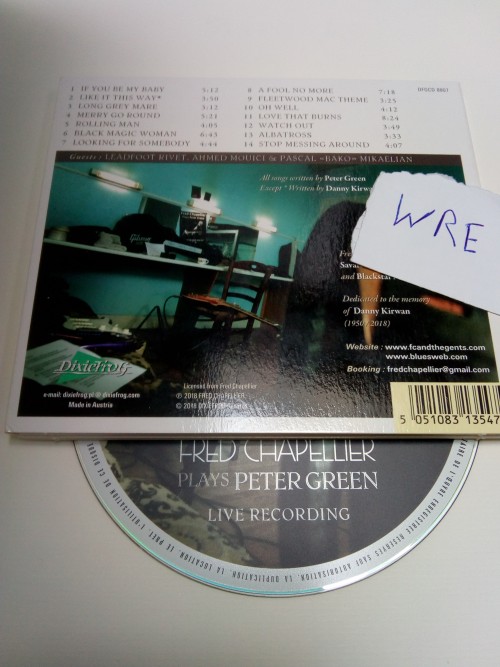 Fred Chapellier-Plays Peter Green Live Recording-(DFGCD 8807)-CD-FLAC-2018-WRE