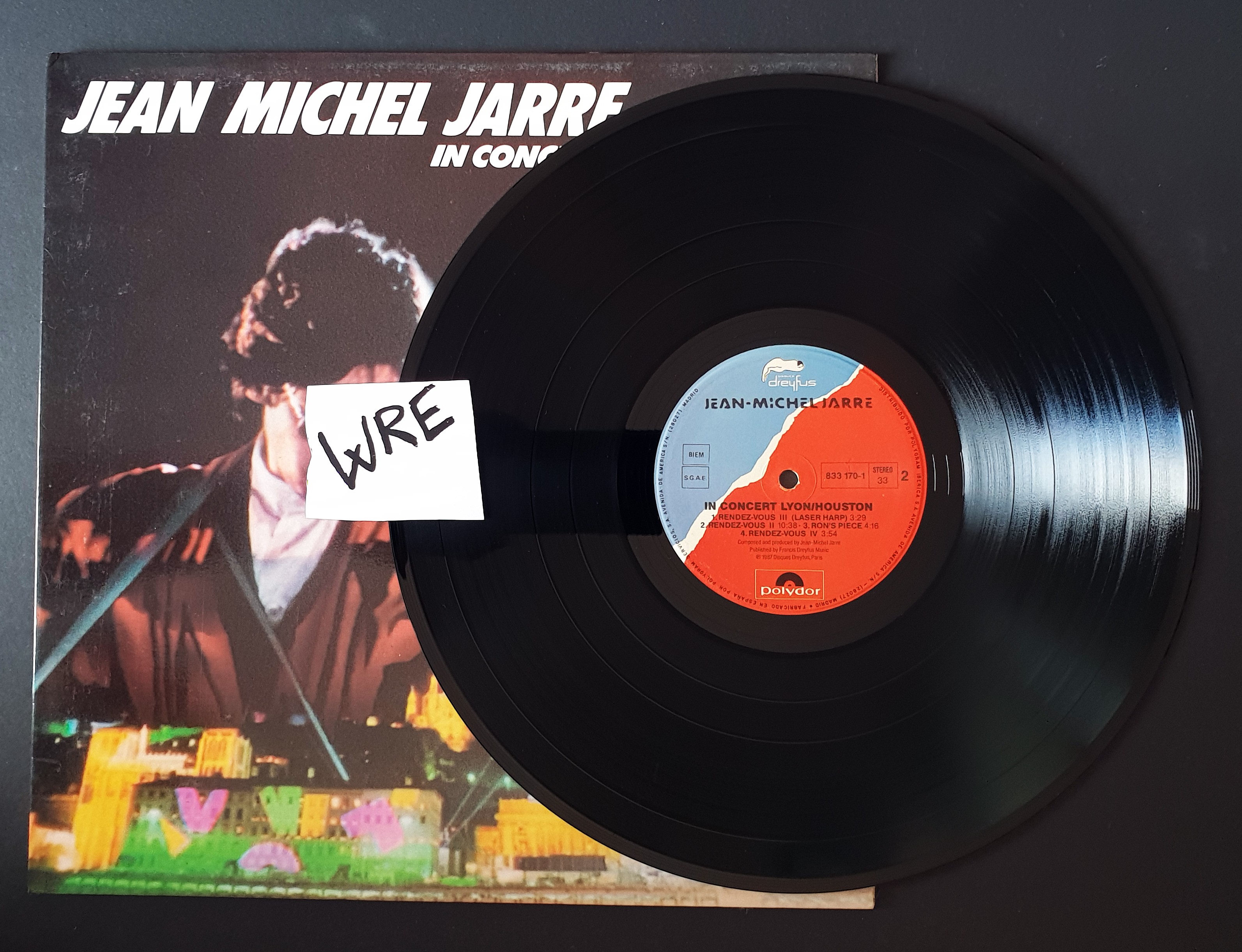 Jean Michel Jarre-In Concert Houston-Lyon-(833 170-1)-LP-FLAC-1987-WRE Download