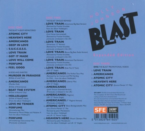 Holly Johnson – Blast (Expanded Edition) (2010)