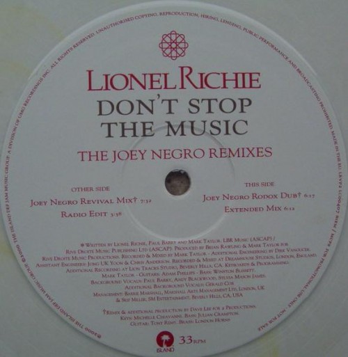 Lionel Richie  - Don't Stop The Music   The Joey Negro Remixes  (2000) Download