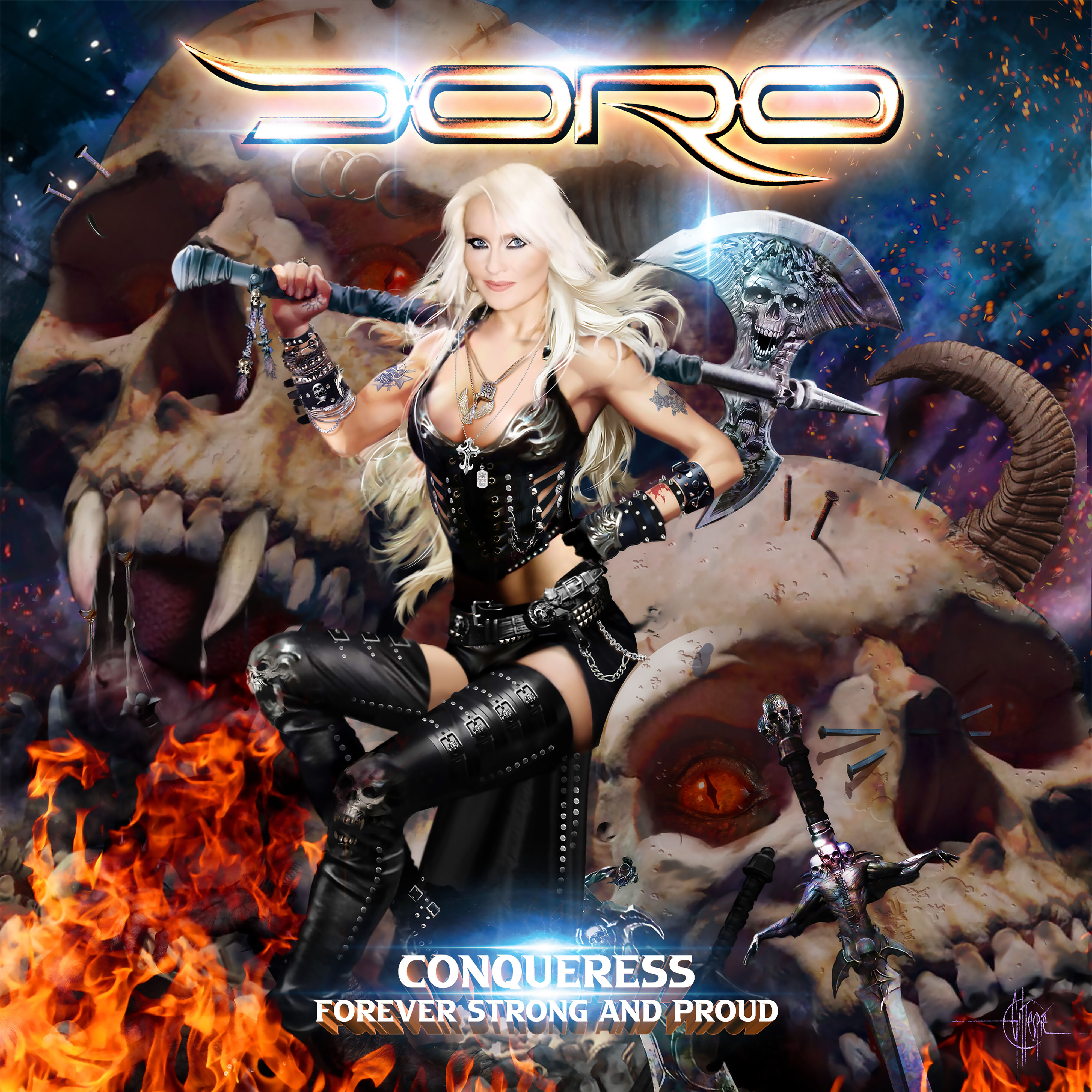 Doro - Conqueress - Forever Strong and Proud (2023) [24Bit-44.1kHz] FLAC [PMEDIA] ⭐️ Download