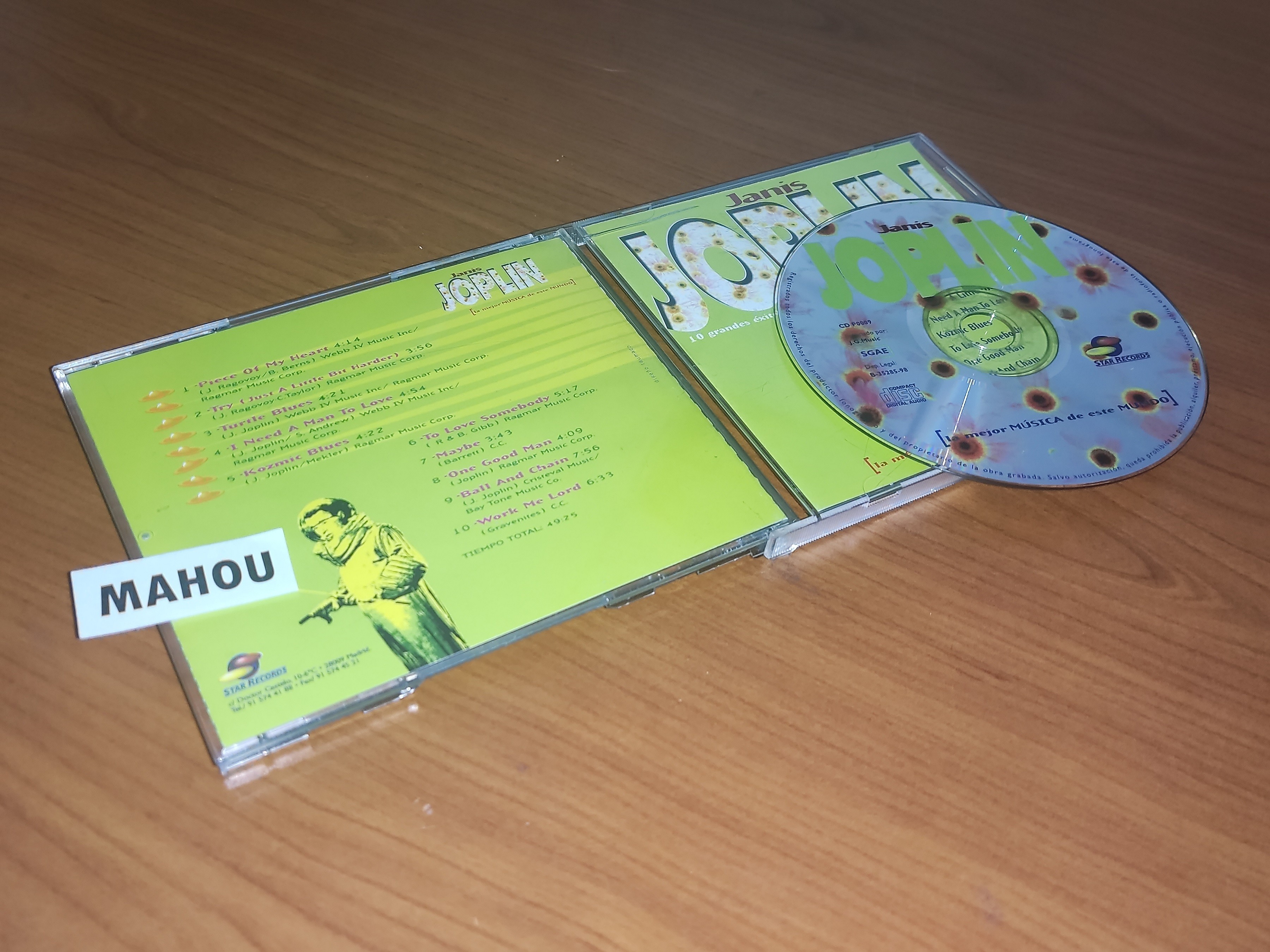 Janis Joplin-10 Grandes Exitos En Version Original-CD-FLAC-1998-MAHOU Download