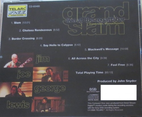 Grand Slam - Live At The Regattabar (2000) Download