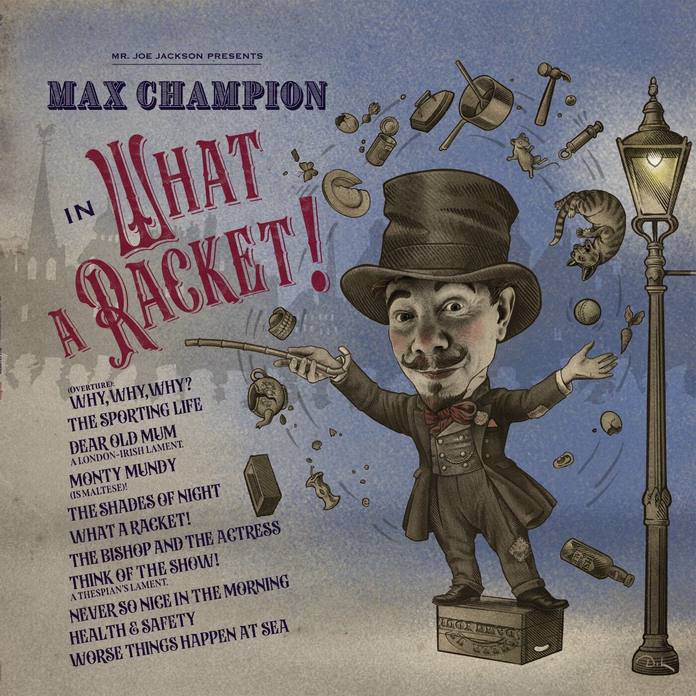 Joe Jackson & Max Champion - What a Racket! (2023) [24Bit-48kHz] FLAC [PMEDIA] ⭐️ Download