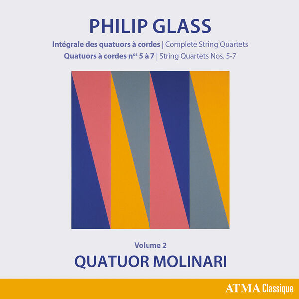 Quatuor Molinari - Glass Complete String Quartets - String Quartets Nos. 5-7, Vol. 2 (2023) [24Bit-96kHz] FLAC [PMEDIA] ⭐️