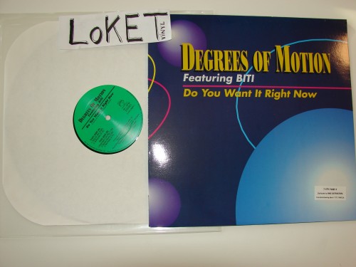 Degrees Of Motion Featuring Biti-Do You Want It Right Now-12INCH VINYL-FLAC-1991-LoKET