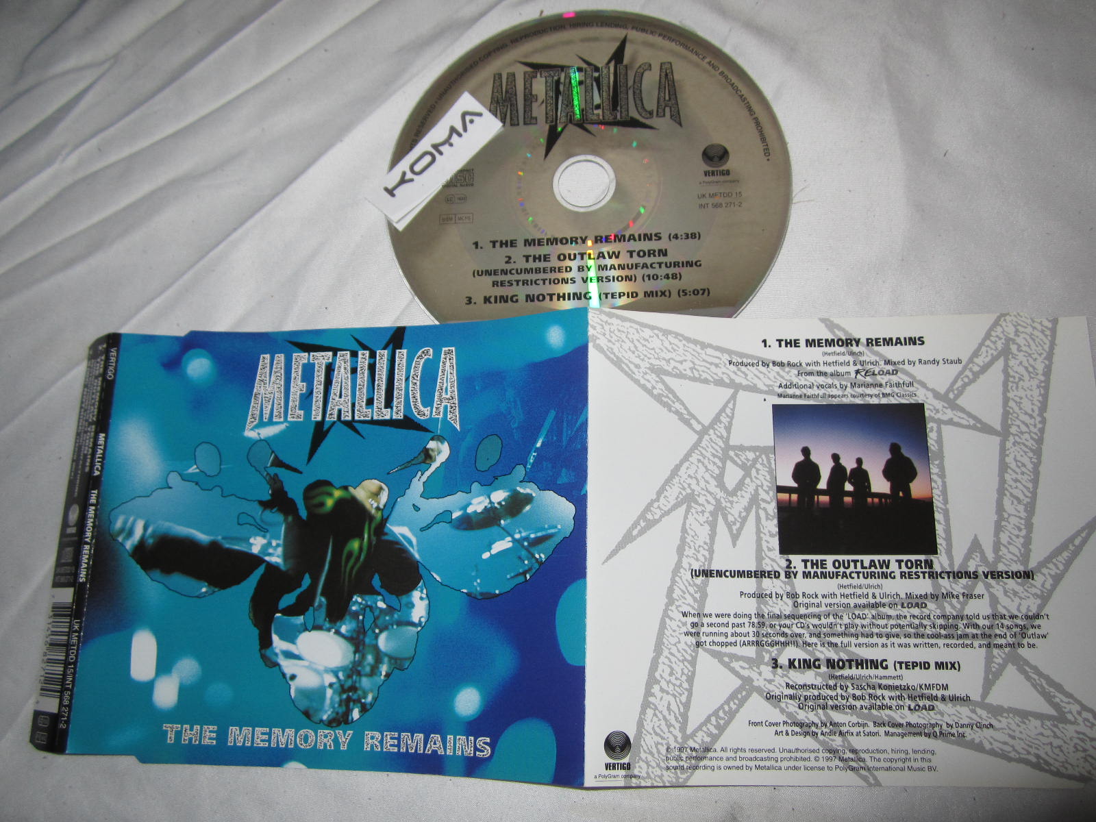Metallica-The Memory Remains-CDS-FLAC-1997-KOMA Download