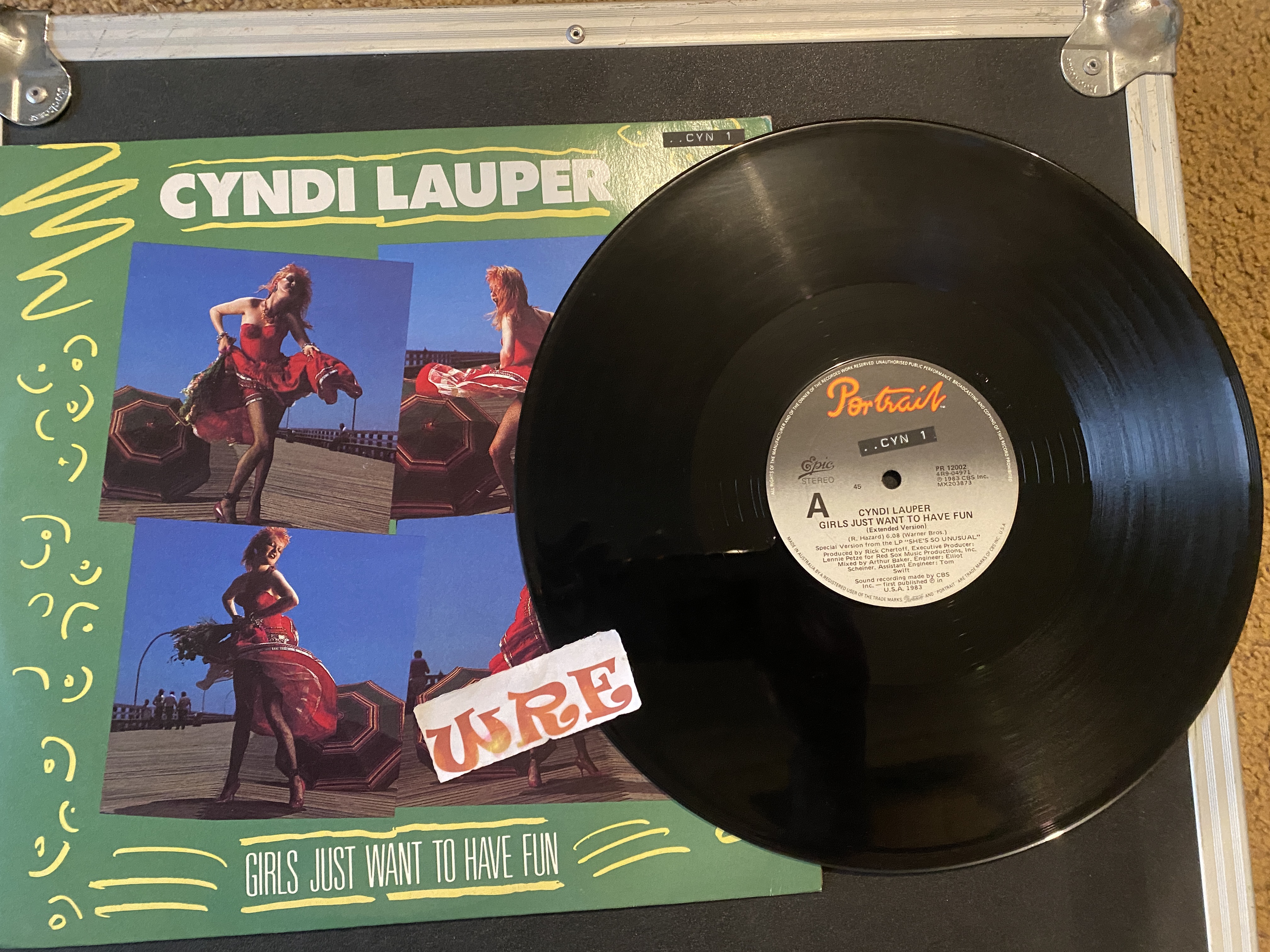 Cyndi Lauper-Girls Just Want To Have Fun-(PR 12002)-VINYL-FLAC-1984-WRE