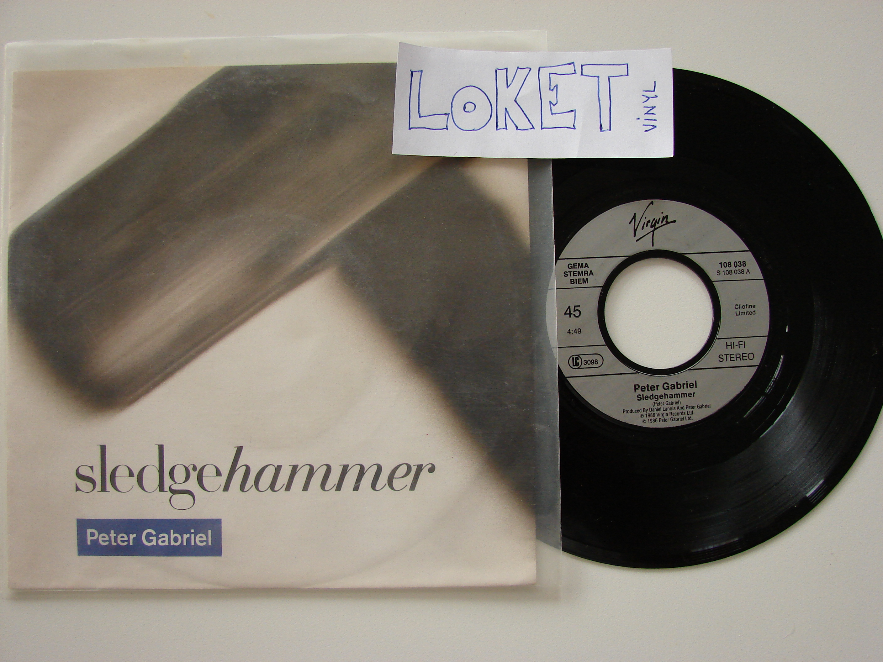 Peter Gabriel-Sledgehammer-7INCH VINYL-FLAC-1986-LoKET Download