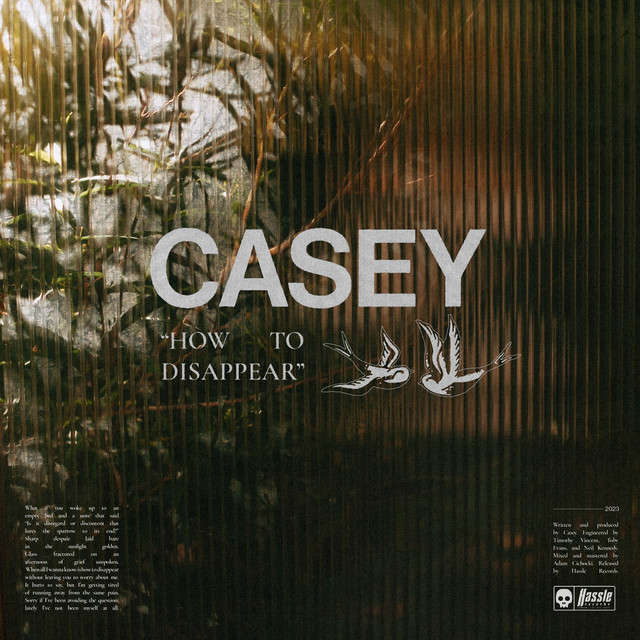 Casey - How To Disappear (2024) [24Bit-48kHz] FLAC [PMEDIA] ⭐️ Download