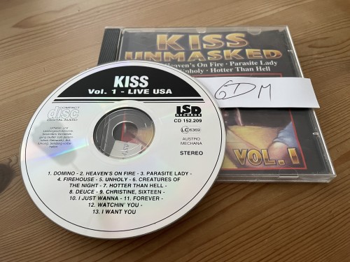 Kiss – Unmasked Vol. 1 Live USA (1993)