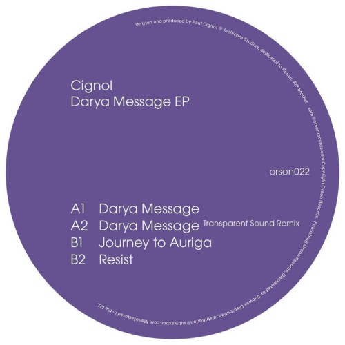 Cignol - Darya Message (2021) Download