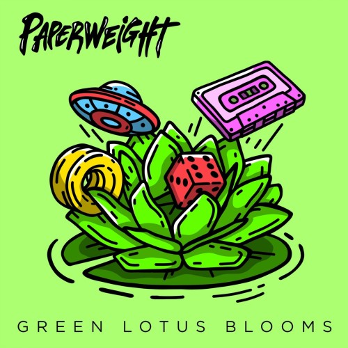 Paperweight – Green Lotus Blooms (2022)