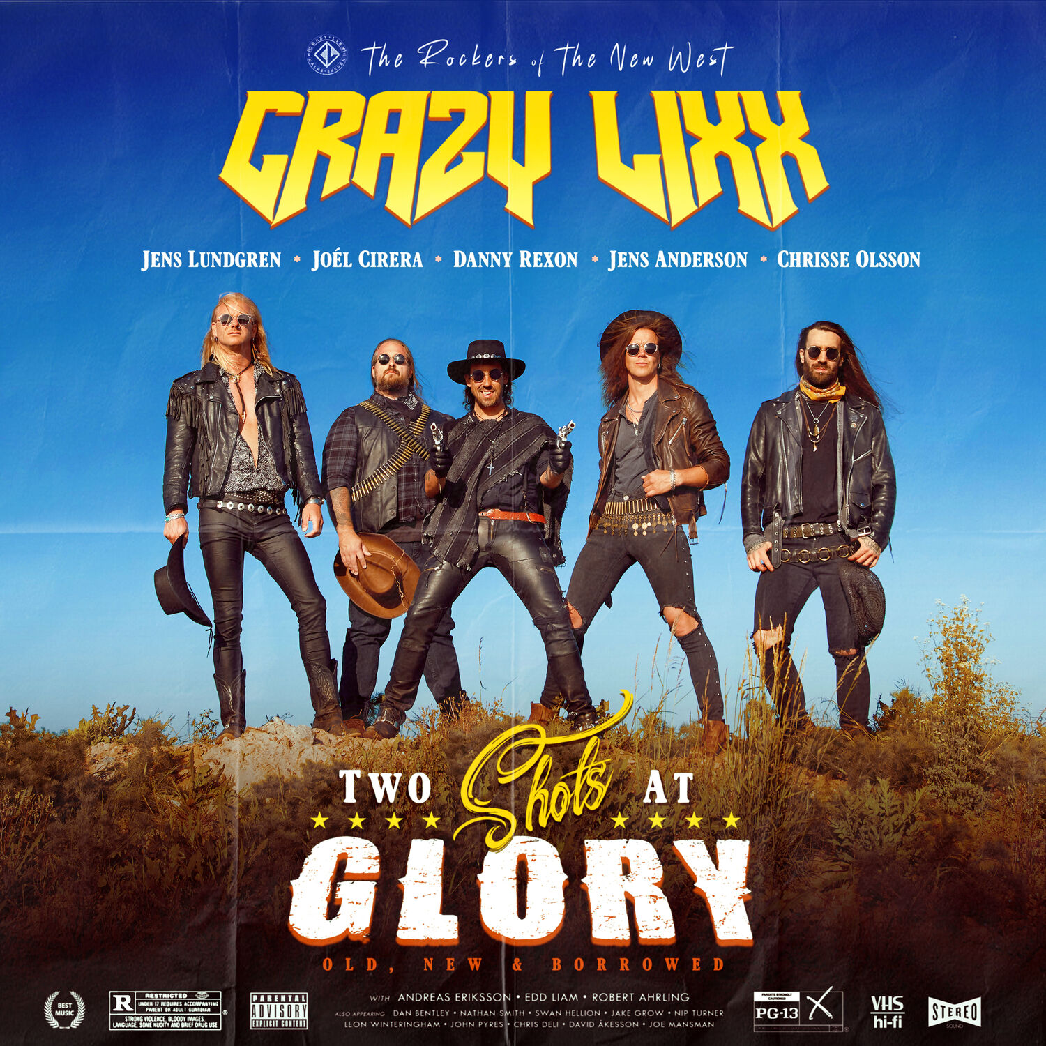 CRAZY LIXX - Two Shots At Glory (2024) [24Bit-44.1kHz] FLAC [PMEDIA] ⭐️