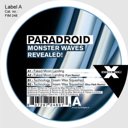 Paradroid-Monster Waves Revealed EP-(FIM248)-16BIT-WEB-FLAC-2006-BABAS