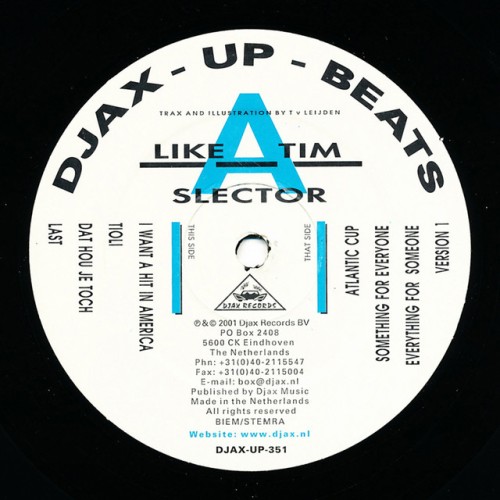 Like A Tim-Slector-(DJAXUP351)-VINYL-FLAC-2001-KINDA