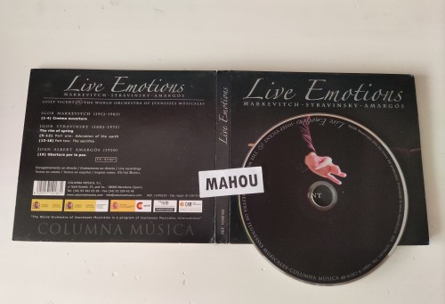 Josep Vicent And The World Orchestra Of Jeunesses Musicales-Live Emotions-CD-FLAC-2008-MAHOU