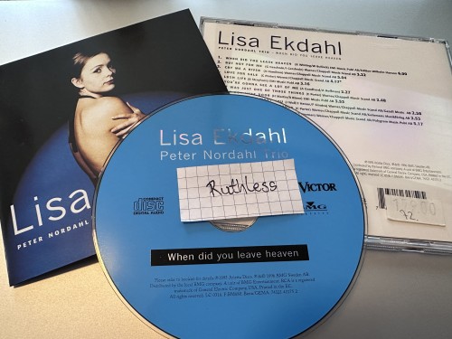 Lisa Ekdahl Peter Nordahl Trio When Did You Leave Heaven (74321431752) CD FLAC 1996 RUTHLESS