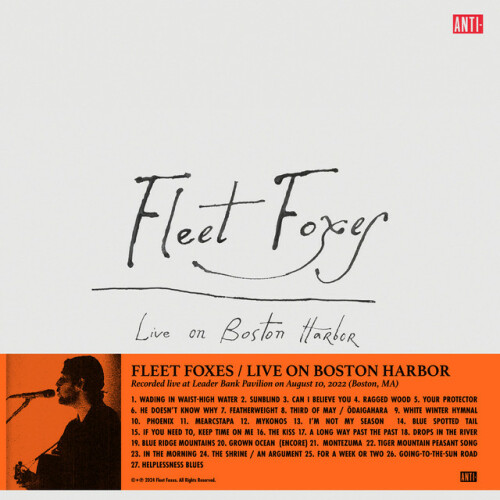Fleet Foxes – Live On Boston Harbor (2024)